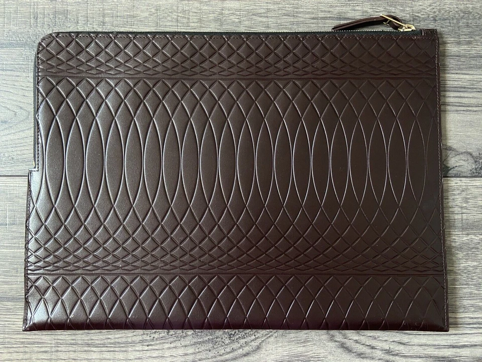 PAUL SMITH DAMSON LEATHER NO.9 DOCUMENT FOLIO CASE RETAIL €675 MADE IN SPAIN - Image 4 of 4