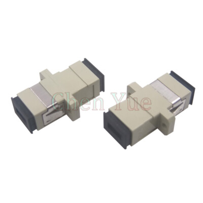 50pcs Connector SC Fiber Optical split body Flange Coupler Multimode SC Adapter