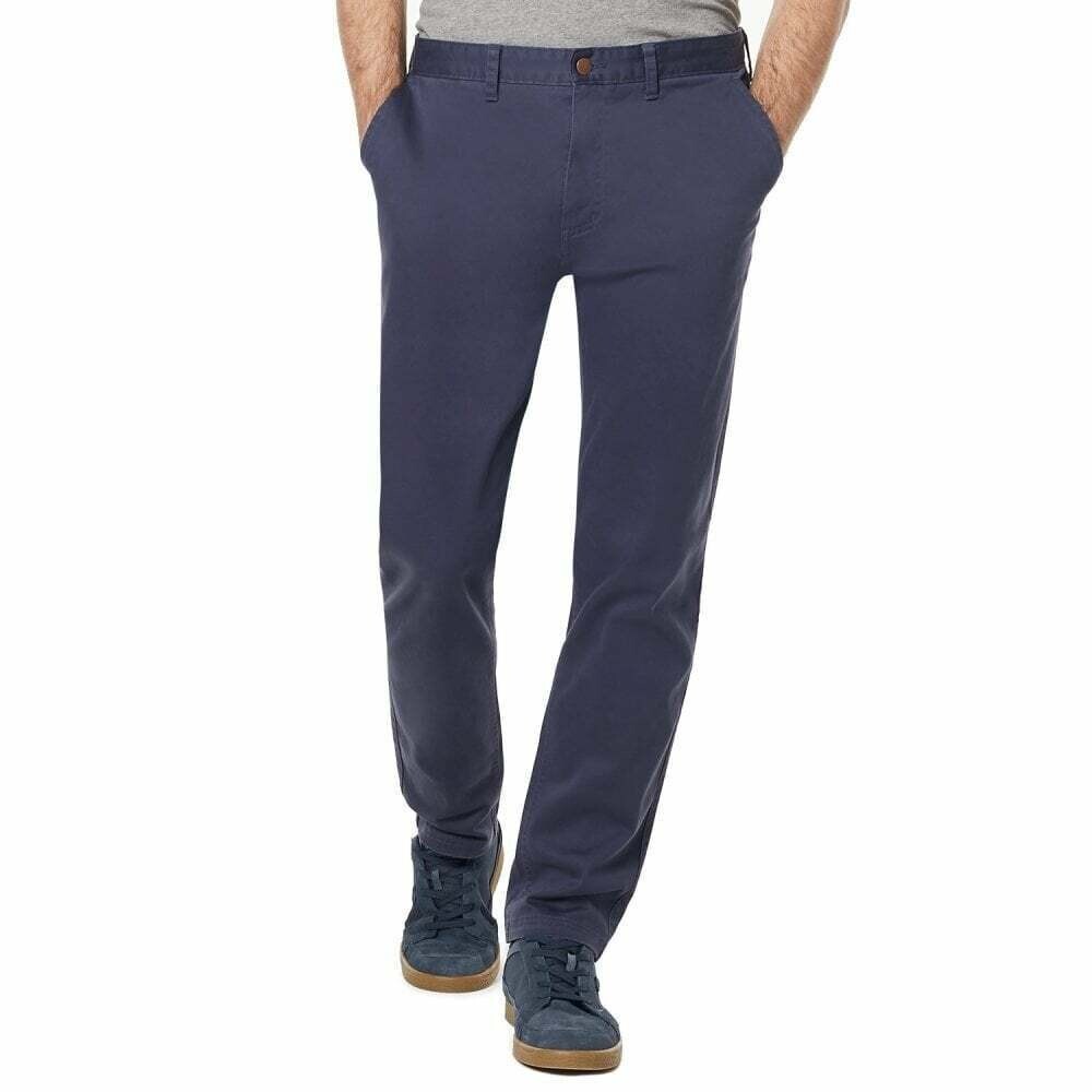 OAKLEY Men's Stone Wash CHINO PANT Sz 34 Foggy Blue 422532-6FB NWT