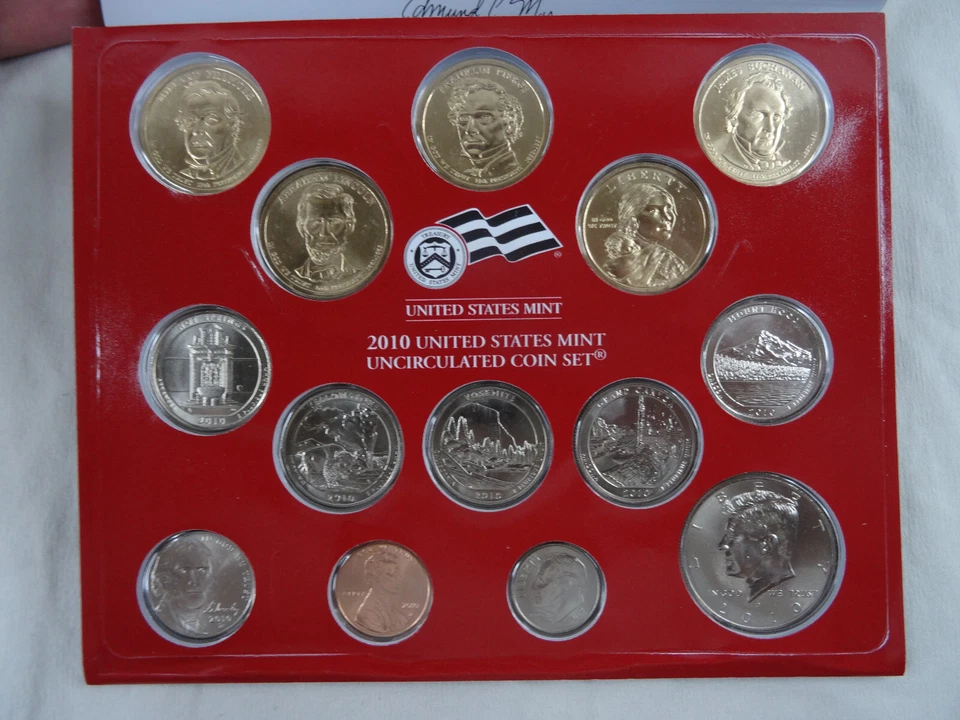 2010 P & D US Mint Set Uncirculated 28 Coins OGP - Image 3 of 4