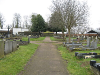 Foto 6x4 Friedhof Weg Long Eaton Long Eaton Friedhof.Der Großteil o c2009