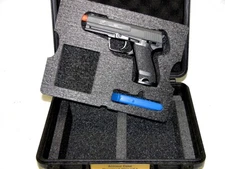 New Black ArmourCase 1400 case includes Large Precut Pistol Foam +nameplate