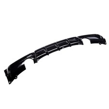 Heckansatz Diffusor Passend f�r BMW F30 Limo F31 Touring mit M-Paket 2-Rohr