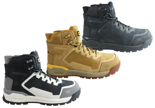 Caterpillar Propulsion Composite Toe Mens Comfortable Work Boots - Leather