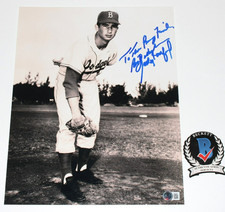 SANDY KOUFAX SIGNED LOS ANGELES BROOKLYN DODGERS 11x14 PHOTO BECKETT COA HOF