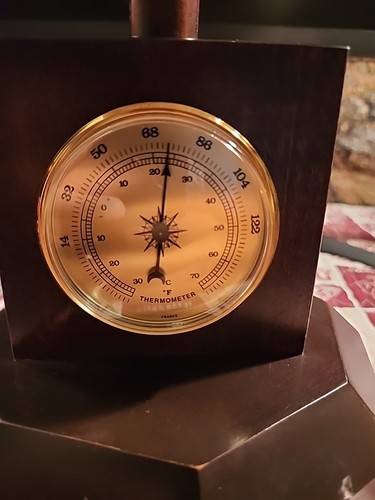 Classic GLOBE BY THE GEORGE F.CRAM COMPANY-Wth Barometer,Thermometer,Hygrometer - Picture 4 of 20