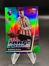 2025-26 Topps Premier League Gustavo Nunes Full Force Green /99 RC #71