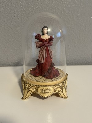 GONE WITH THE WIND SCARLETT S SHAME GLASS DOME FIGURINE COLLECTIBLE