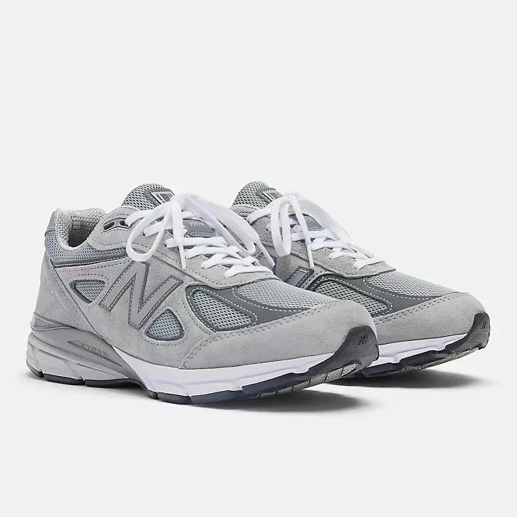 Men New Balance 990 v4 Grey Silver Sneakers U990gr4 | eBay