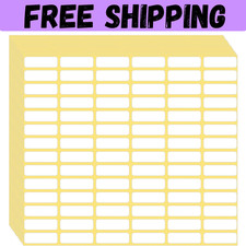 1680 Pcs Matte White Labels Blank Stickers Small Sticky Labels Removable Price