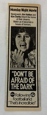 1981 KABC tv ad ~ movie DON'T BE AFRAID OF THE DARK Kim Darby