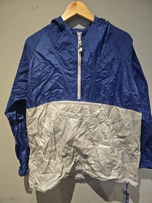 Vintage Old Navy 90s Windbreaker Jacke Herren S Smock Pullover Kängurutasche