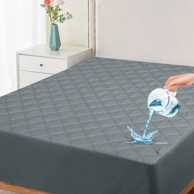 Quilted Mattress Pad Cover Extra Deep Pocket Waterproof Mattress Protector