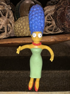 #ad 1990 Jesco The Simpsons Poseable Marge Figure Bendable Nostalgic Vintage 90s $4.99