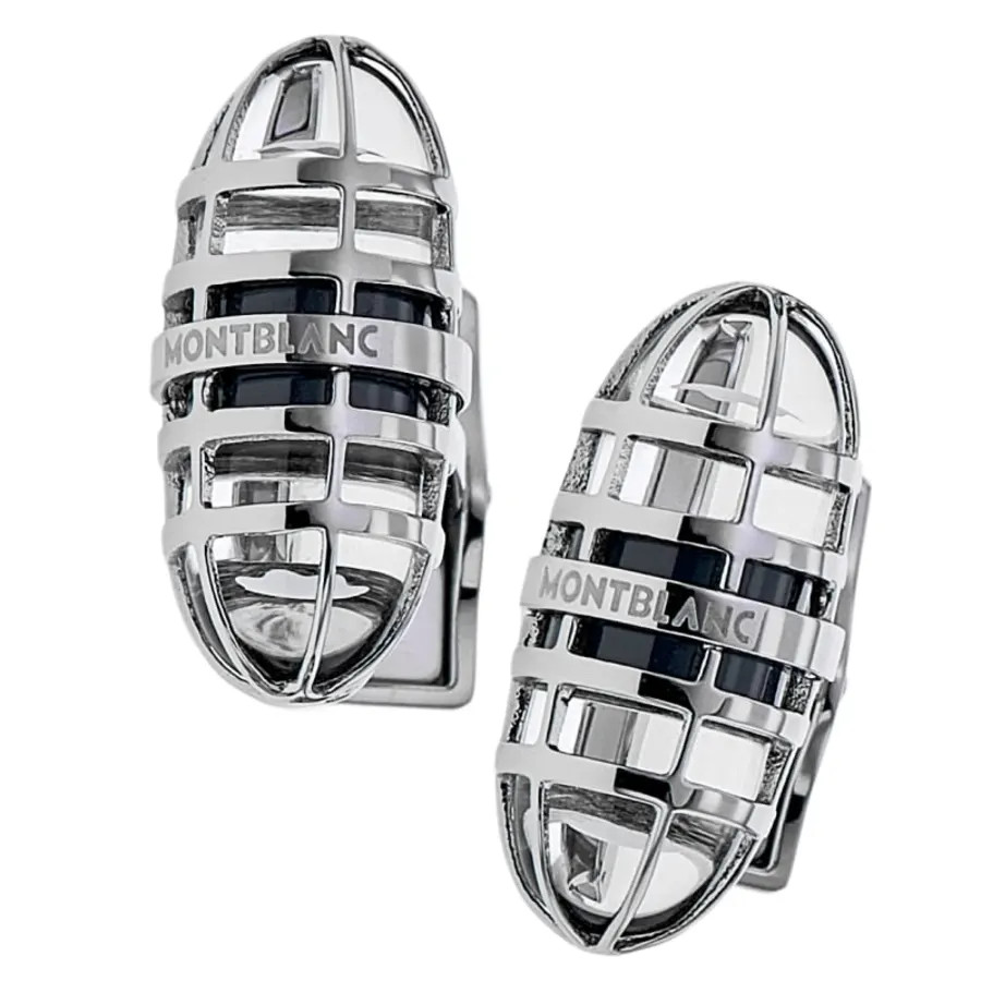 New Montblanc Urbanwalker Stainless Steel Mens Cufflinks 109786 111090₽