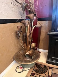 Unique indoor/outdoor copper fountain. Lightly used and looks new.