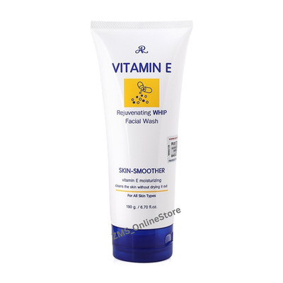 AR Vitamin E Rejuvenating Whip Facial Wash Cleanser Moisturizing Skin - 190g