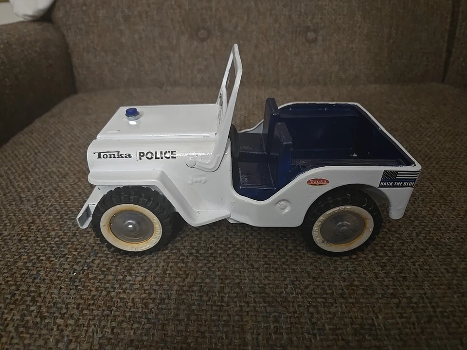 Tonka truck and Police Jeep 1960s  SPECIAL CUSTOM - Image 4 of 4