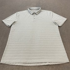 Lululemon Polo Shirt Mens Size XL Striped Performance Golf Athletic Stretch