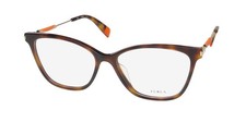 NEW FURLA VFU298 EYEWEAR TORTOISE CAT EYE FULL-RIM PLASTIC WOMENS 0752 54-15-135