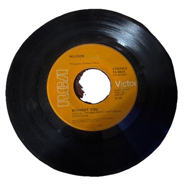 HARRY NILSSON - WITHOUT YOU - Gotta Get Up RCA VICTOR RECORDS 45 (1971)