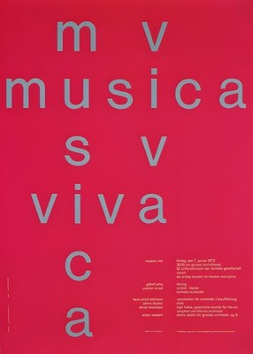 Musica Viva Concert Poster - Multiple Sizes Available