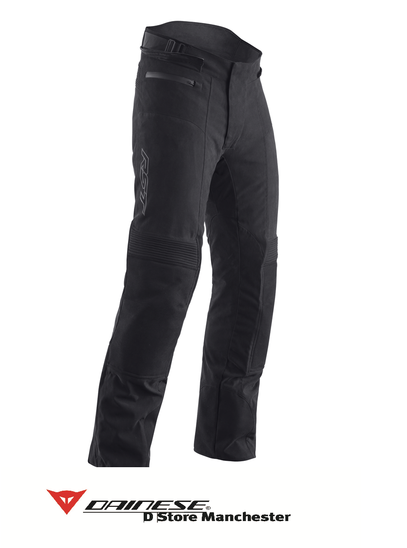 RST Raid Black/Black Urban Touring Waterproof Textile Motorcycle Jeans UK42