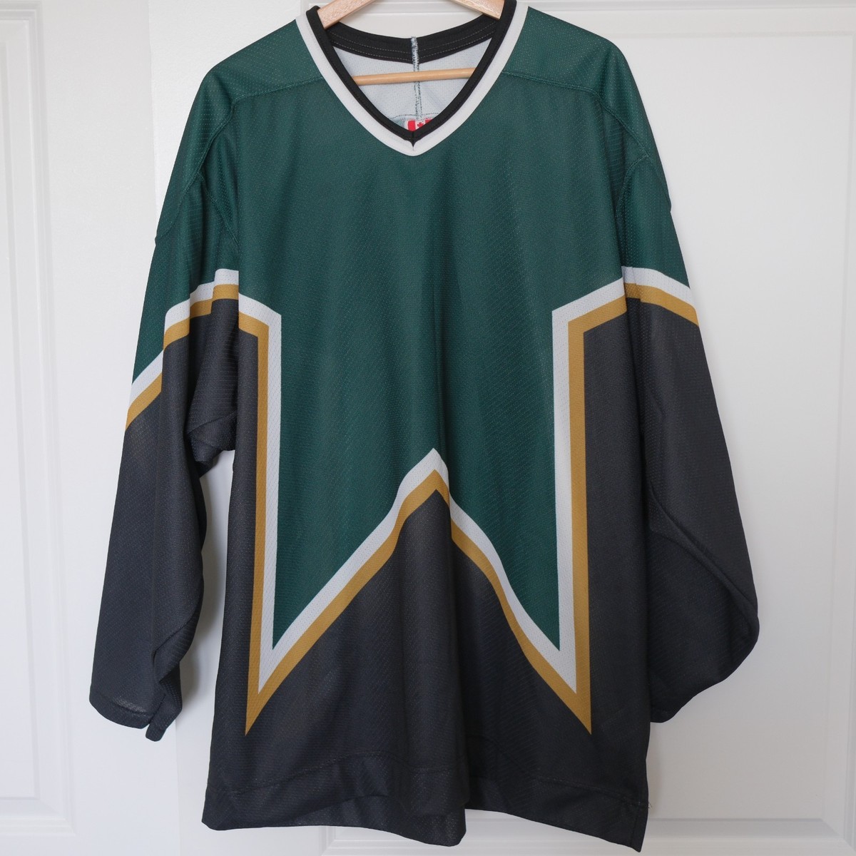 Vintage Dallas Stars Blank Jersey CCM Made In Canada Size Adult
