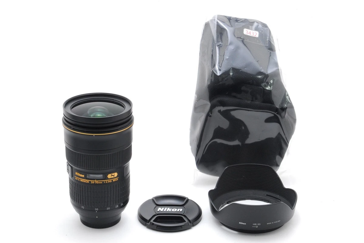 Top MINT w/Case] Nikon AF-S Nikkor 24-70mm f/2.8 G N ED Zoom Lens