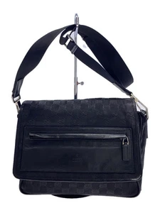 Sac à bandoulière GUCCI_GG toile toile BLK all over pattern bag 28562 toile