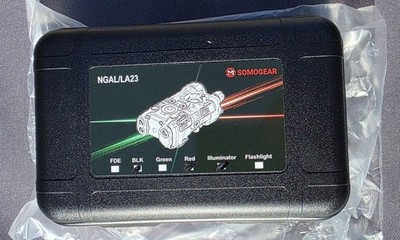 NEW! Somogear NGAL - Black Housing & Red Vis, Dual Lug