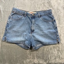Vintage 90's Gap Blue Jeans Denim Shorts High Waist Women's Size 14