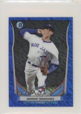 2014 Bowman Scout Top 5 Prospects Mini Chrome Refractors Blue Aaron Sanchez sh7
