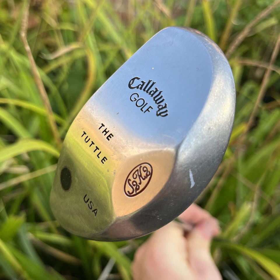 CALLAWAY🚩S2H2 The Tuttle Mallet Putter Steel Shaft/LH/35" w/ Headcovers (VGC+) - Image 2 of 4