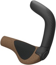 Ergon GP5 Evo BioKork Lock-On Cycling Grips - Ergonomic Cork, Multifunctional