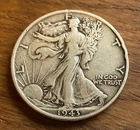 1943 Walking Liberty Half Dollar - VF – 90% Silver – WWII Era U.S. Coin
