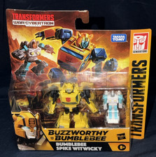 TRANSFORMERS WAR FOR CYBERTRON BUMBLEBEE SPIKE WITWICKY HASBRO ACTION FIGURE