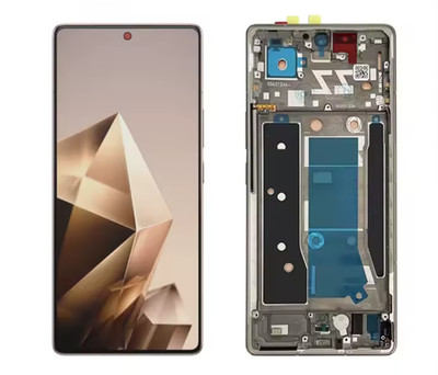Für Infinix Note 50 4G X6858 AMOLED Display LCD Bildschirm Touch Digitizer + Rahmen