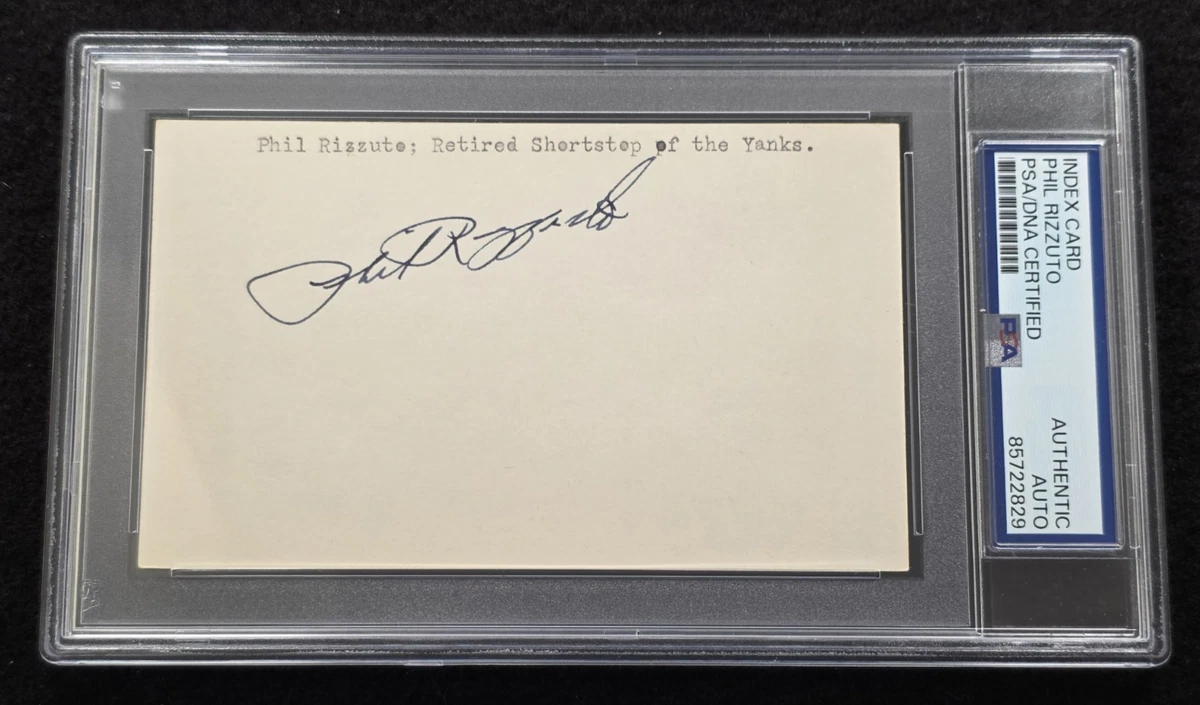 Phil Rizzuto MLB Original Autographed Items for sale | eBay