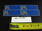 McDONALD'S ARCH Employee Name badges Tags! * (Lot of 5) * BLUE with pins — photo 2