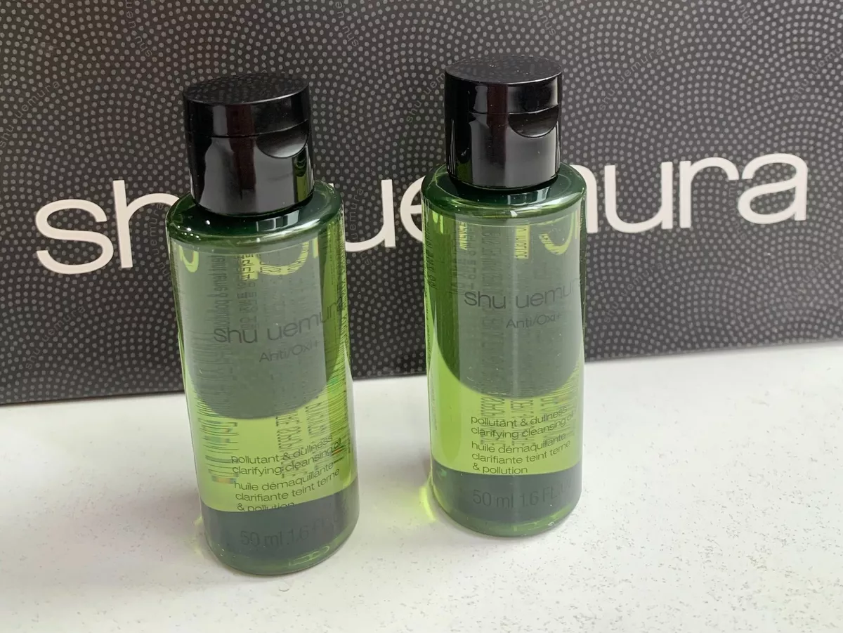 Shu Uemura Anti/Oxi+ pollutant &amp; dullness clarifying cleansing oil 50ml  x 3 | eBay