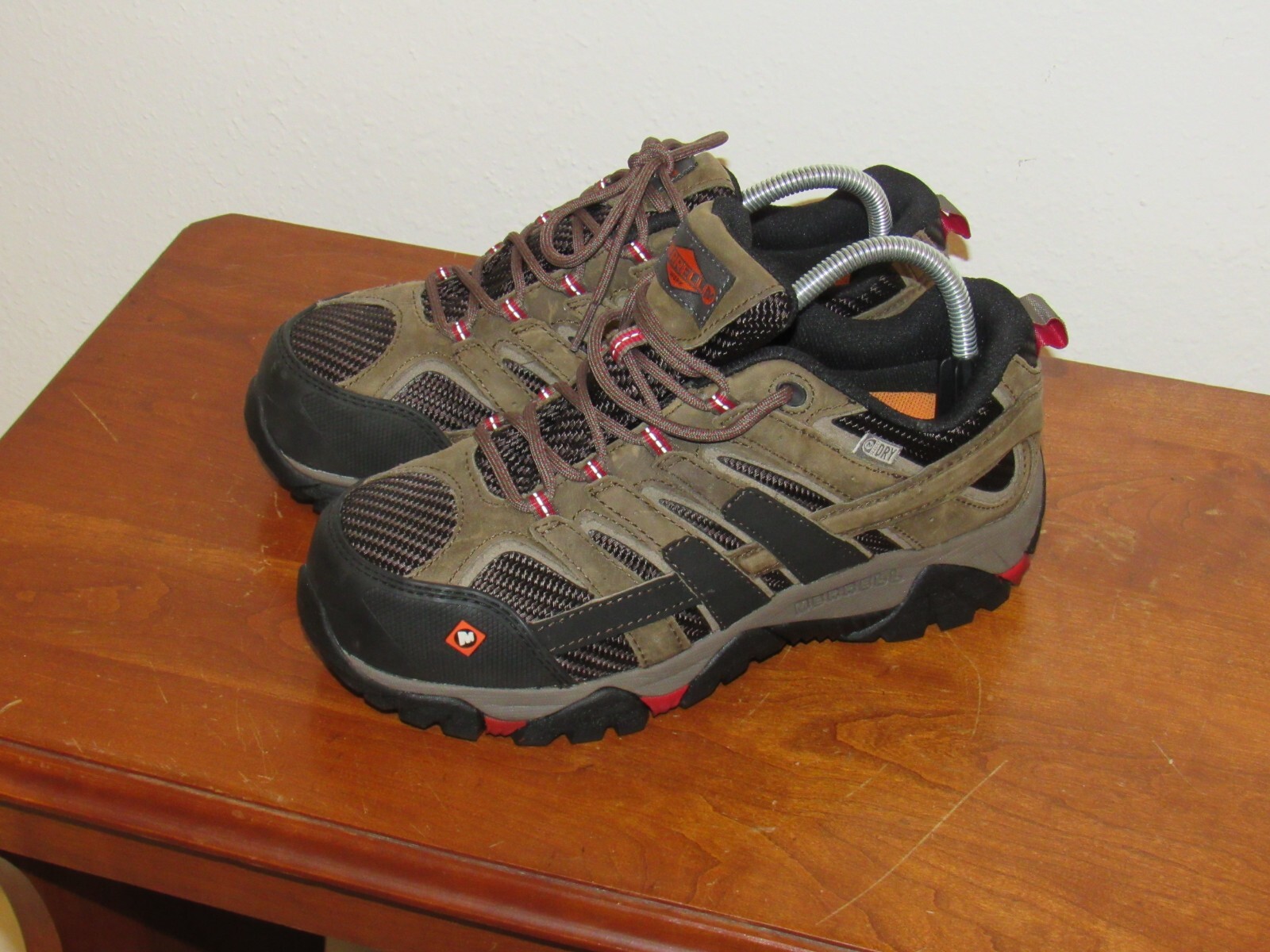 Merrell Work Steel Toe Safety Shoes Men's size 8 M Br… Gem