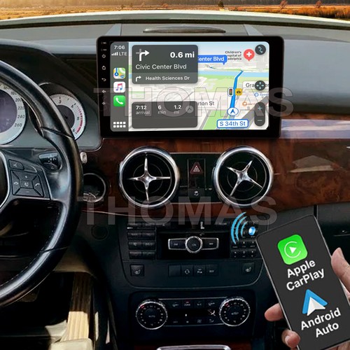 Android 14 Car Radio Stereo CarPlay For 2008-2015 Mercedes-Benz GLK Class X204 - Picture 3 of 23
