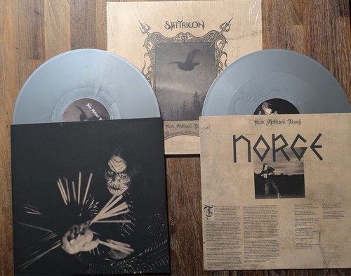Satyricon Dark Medieval Times 2-LP Silver Vinyl New and Sealed /500 - Picture 4 of 4