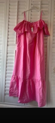 ACCESSORIZE Ladies Pink Beach summer  Dress BNWT Size 18-20 Cool Cotton