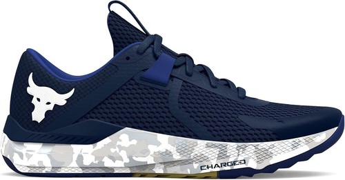 Under Armour Project Rock BSR 2 Mens Shoes 7.5 Blue Crossfit