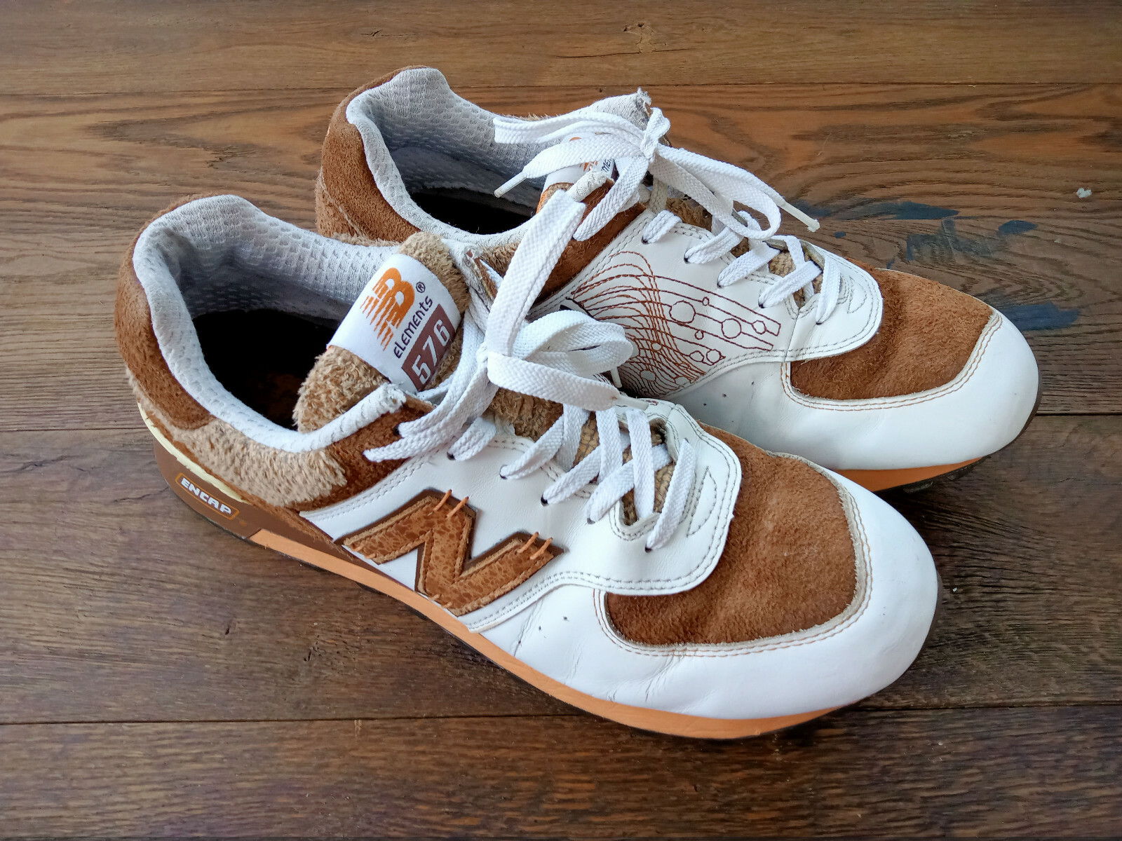 New Balance 576 Elements Earth Size 11 USA Rare image 5