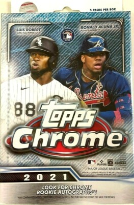 2021 TOPPS  CHROME BASEBALL HANGER BOX