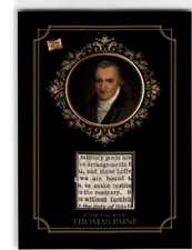 Pieces of the Past Relic Card   Thomas Paine