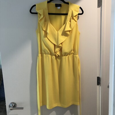 yellow dress size 8
